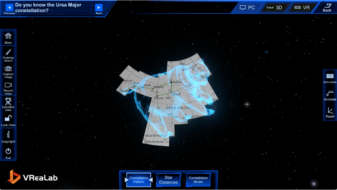 Earth and space sciences module - moon phases simulation