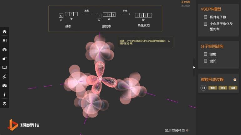 VR Chemistry Lab for material structure learning
