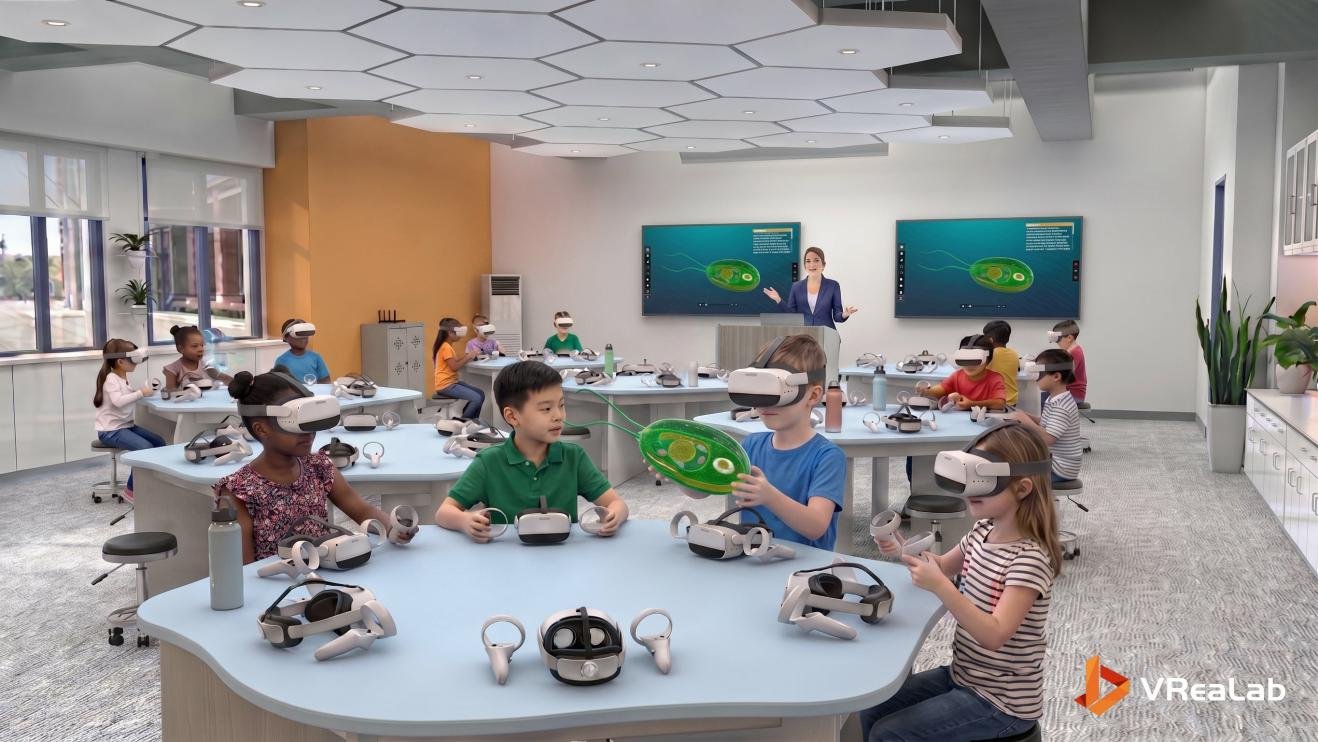 VR Science Lab unified student agency across disciplines