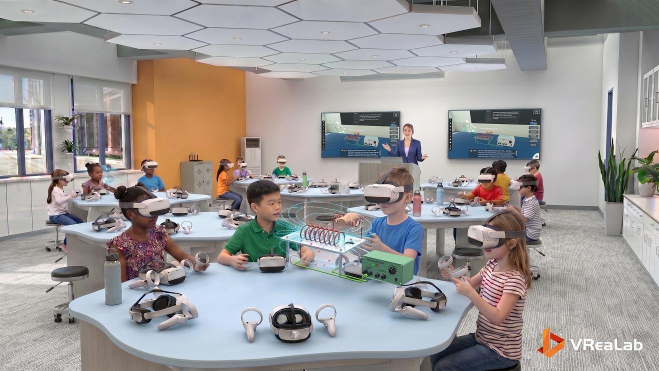 Middle School VR Science Lab classroom integration