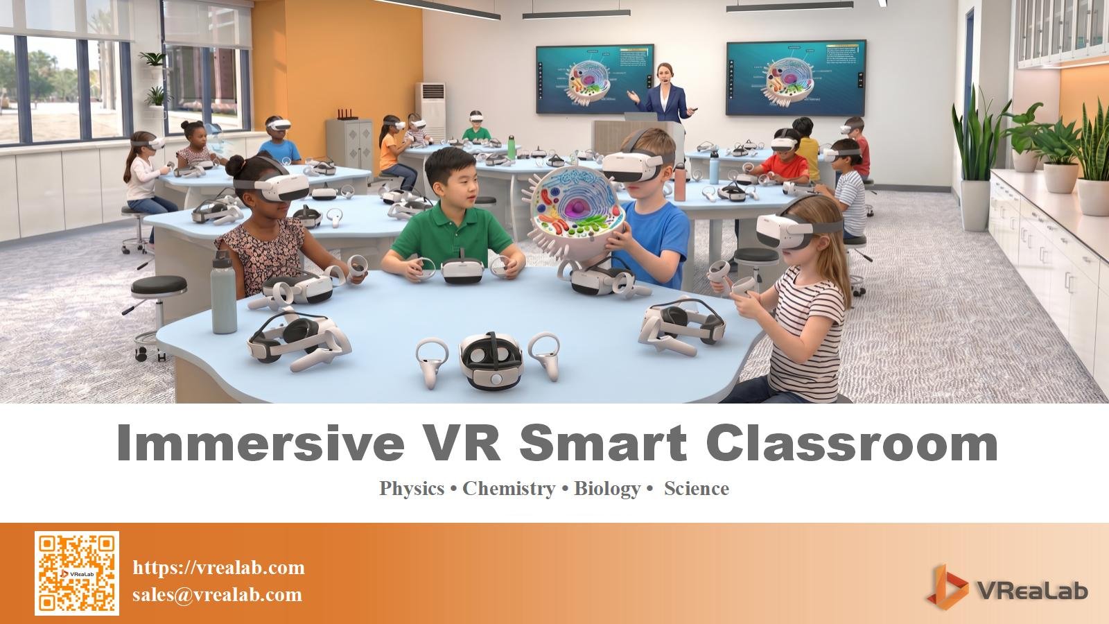 VReaLab Immersive VR Smart Classroom global outlook