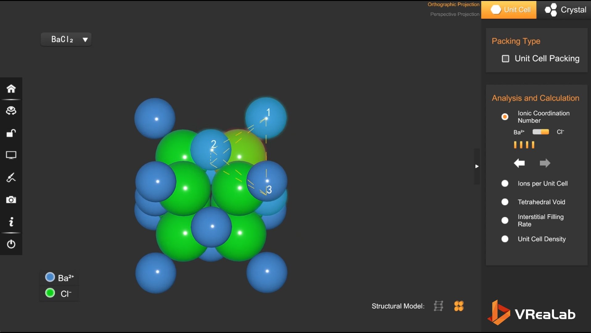 Tetrahedral void interstitial filling VR chemistry