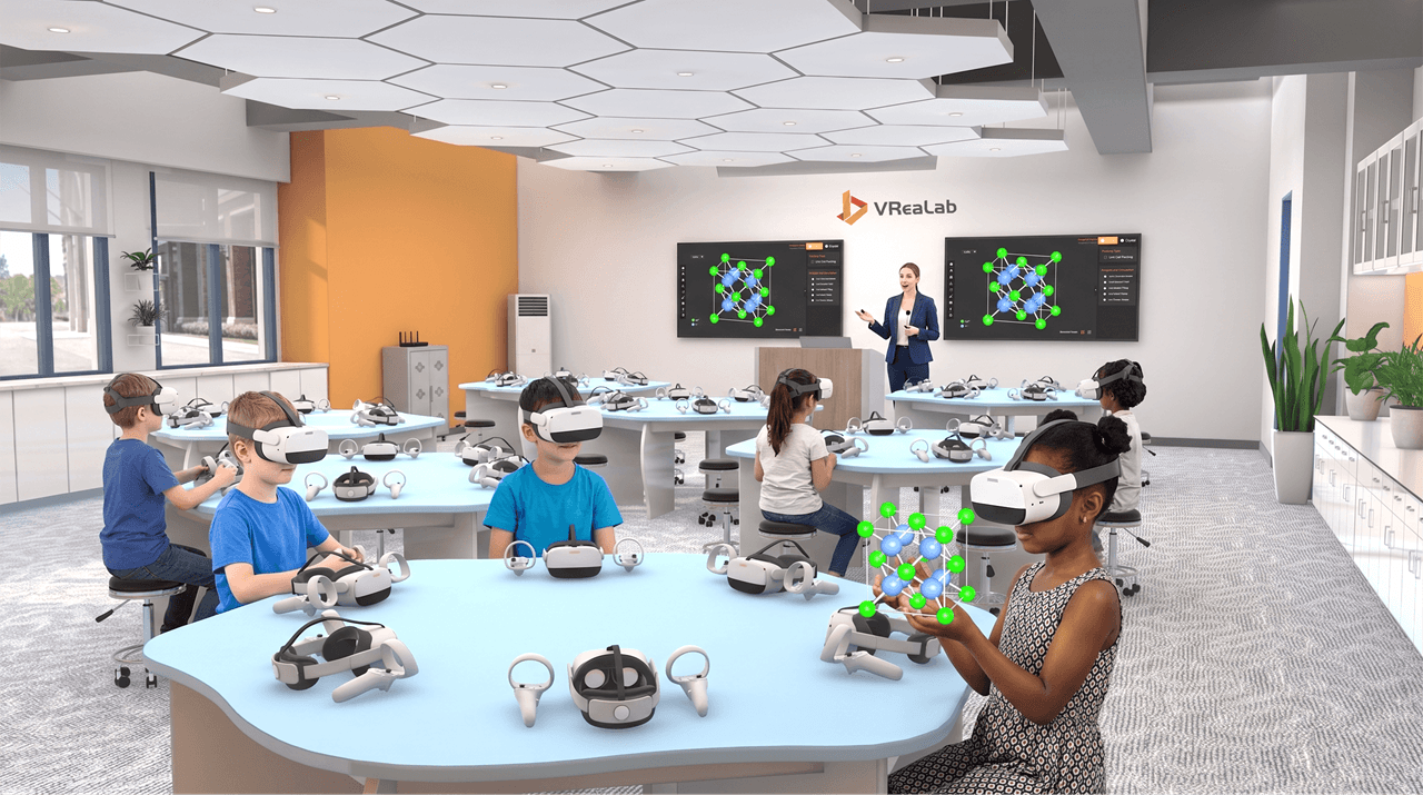 VReaLab immersive learning environment